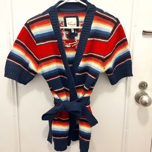 Western Inspired Wrap Sweater